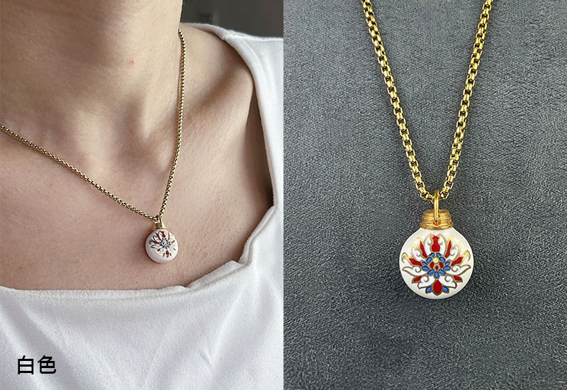 馨香雙韻香氛項鍊(多色)